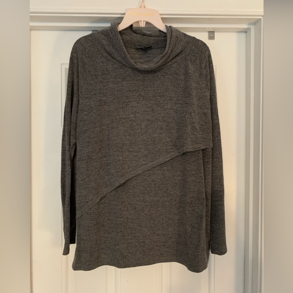 Nursing Queen Asymmetrical Sweater with Nursing Access